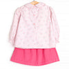 Rose Bush Beauty Skirt Set, Pink