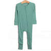Sea Green Bamboo Zippy Pajama, Green