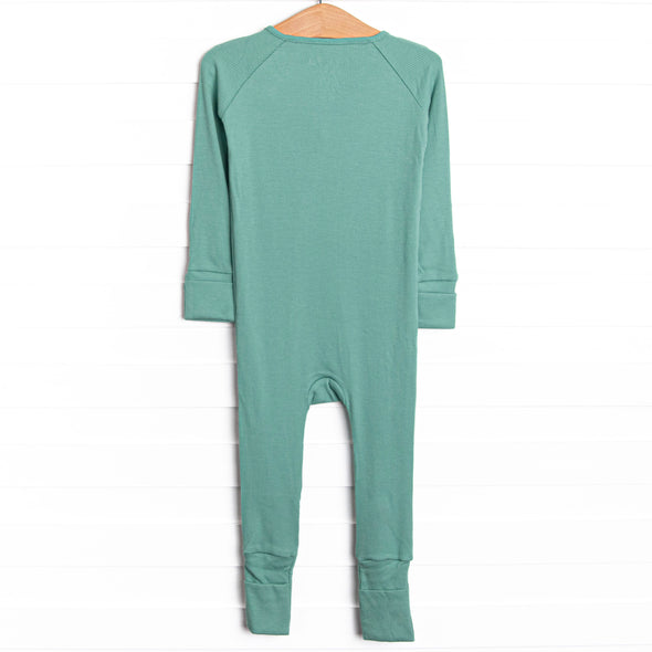 Sea Green Bamboo Zippy Pajama, Green