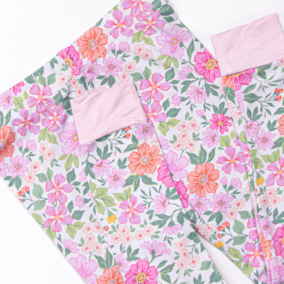 Fields of Fuchsia Bamboo Pajama Set, Purple