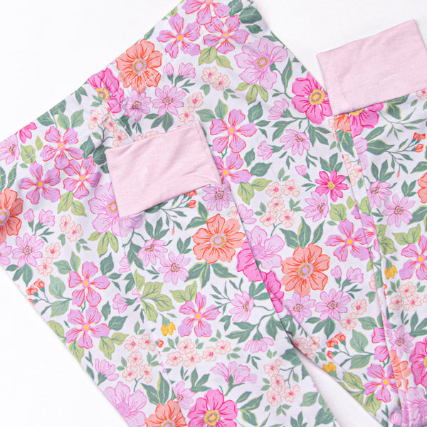 Fields of Fuchsia Bamboo Pajama Set, Purple