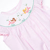 Aquamarine Mermaid Smocked Bubble, Pink
