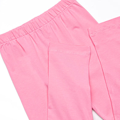 Spooky Spider Smocked Legging Set, Pink Gingham