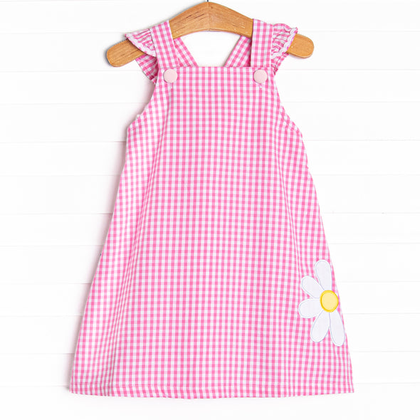 Daisy Days Applique Dress, Pink