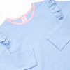 Tara Tennis Skirt Set, Blue and Pink