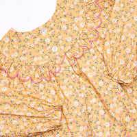 Macie Marigold Diaper Set, Yellow