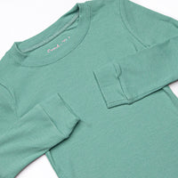 Sea Green Bamboo Pajama Set, Green