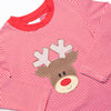 Ralphie the Reindeer Applique Top, Red