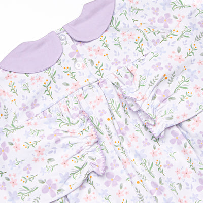 Picking Wildflowers Collared Bubble, Purple