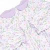 Picking Wildflowers Collared Long Sleeve Dress, Purple