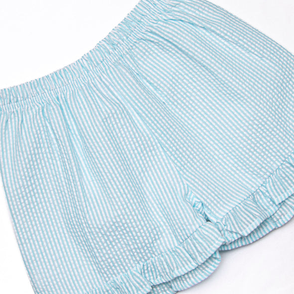 Friday Freeze Applique Flutter Sleeve Short Set, Pink