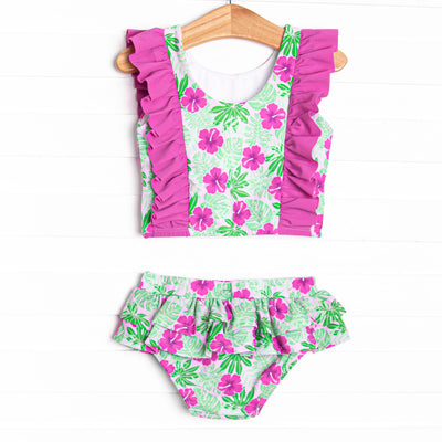 Maui Meadows Tankini, Pink