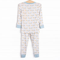 Fresh Air Flyer Bamboo Pajama Set, Blue