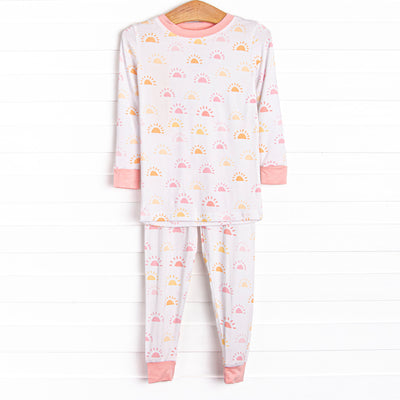 Early Riser Bamboo Pajama Set, Pink