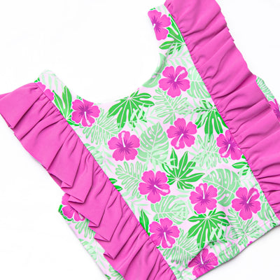 Maui Meadows Tankini, Pink