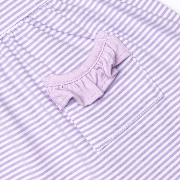 Emmaline Legging Set, Purple Stripe