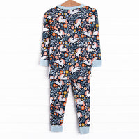 Unicorn Utopia Bamboo Pajama Set, Blue