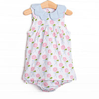 Blue Ribbon Blooms Skirted Bubble, Blue