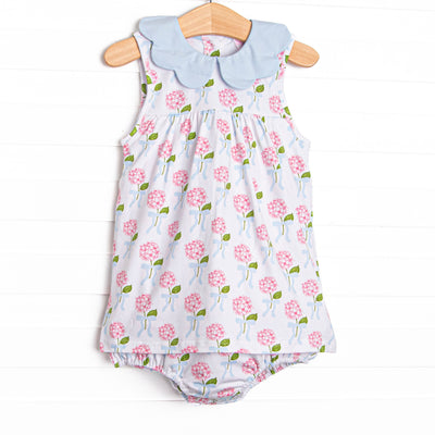 Blue Ribbon Blooms Skirted Bubble, Blue