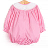 Gobble Gobble Smocked Bubble, Pink