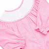 Gobble Gobble Smocked Bubble, Pink