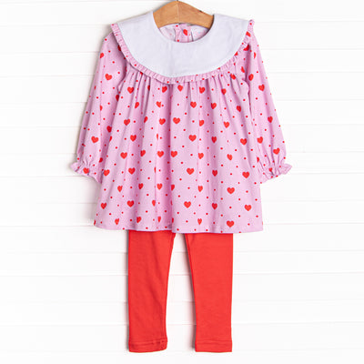 All My Love Legging Set, Red