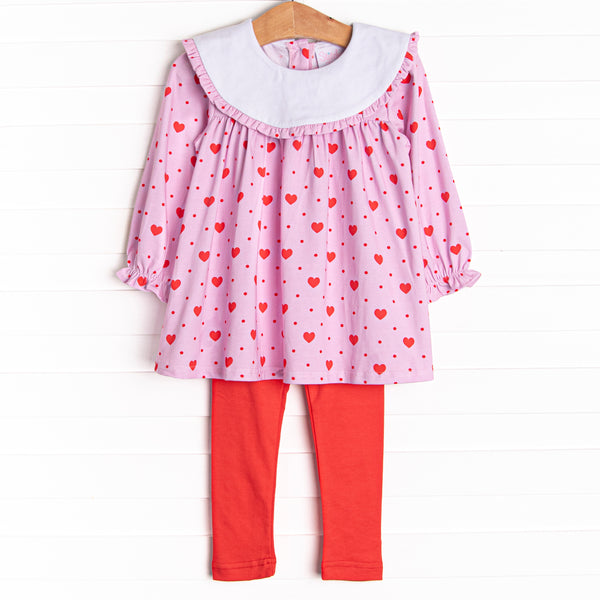 All My Love Legging Set, Red