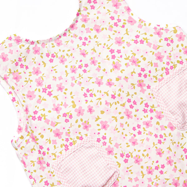 Magenta Meadows Ruffle Short Set, Pink