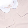 Elliot Romper, Tan Stripe