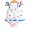 Boat Day Breeze One Piece, Blue