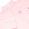 Ballet Slippers Smocked Fleece Pullover, Pink