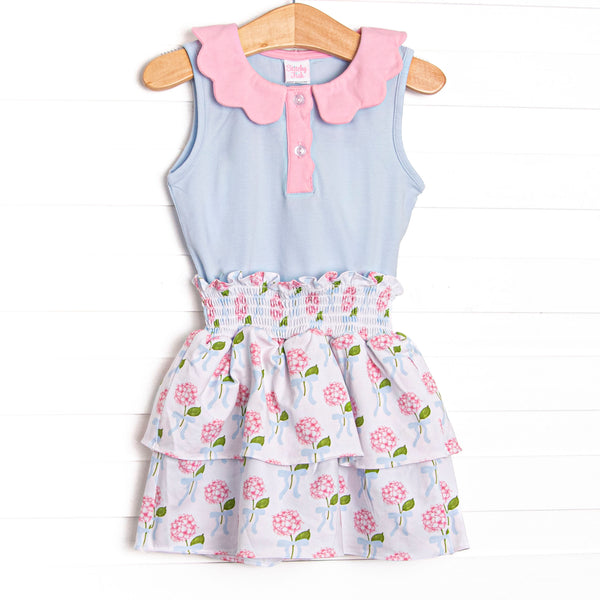 Blue Ribbon Blooms Skirt Set, Blue