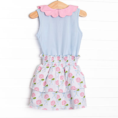Blue Ribbon Blooms Skirt Set, Blue