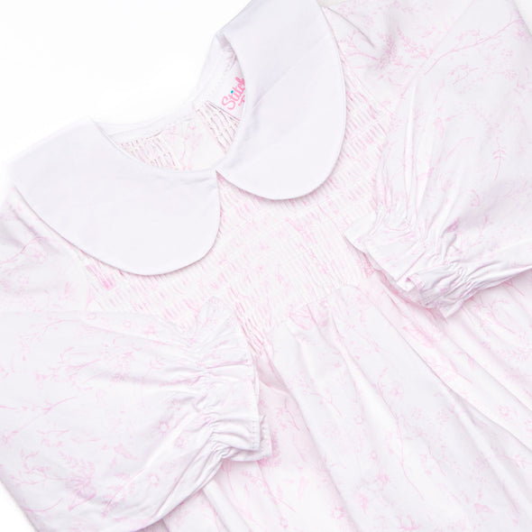 Tangled Up in Toile Bubble, Pink
