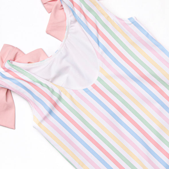 Summer Stripes One Piece, Pink