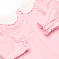 Berry Bows Applique Diaper Set, Pink