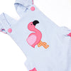 Fuchsia Feathers Applique Bubble, Blue