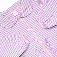Camilla Quilted Coat, Purple