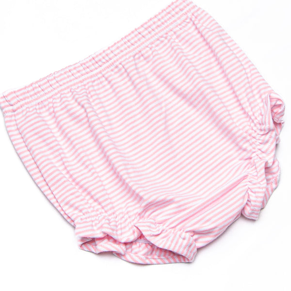 Berry Bows Applique Diaper Set, Pink
