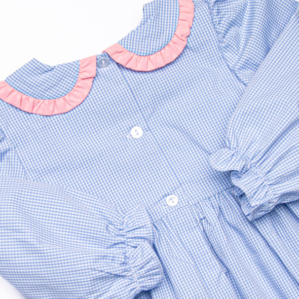 Bows in a Row Smocked Dress, Pink
