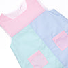 Classic Color Block Dress, Pink