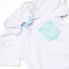 Classic Color Block Short Set, Blue