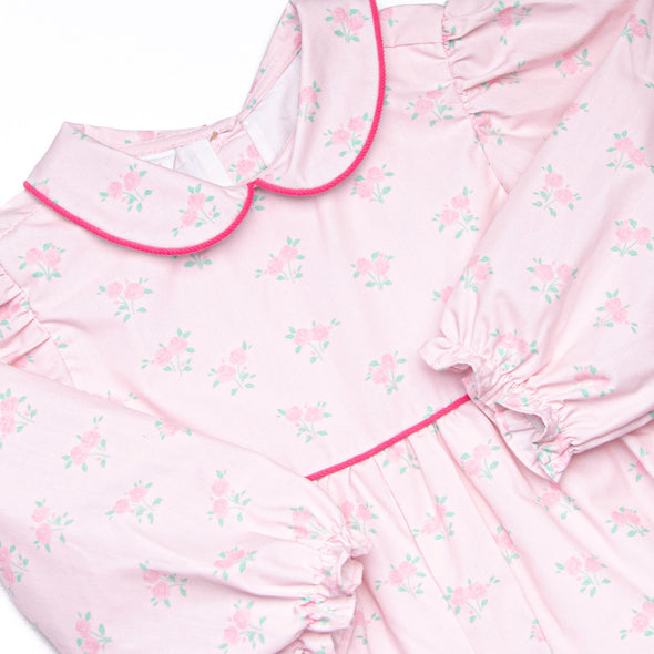 Rose Bush Beauty Romper, Pink