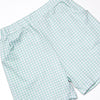 Crocodile Cutie Applique Short Set, Blue