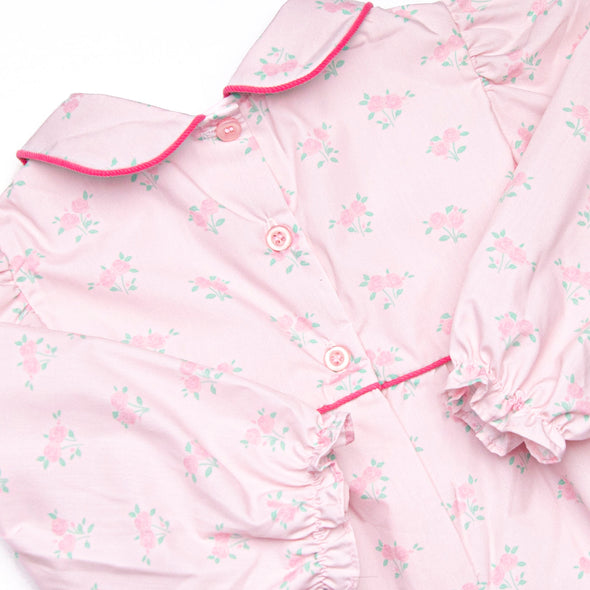 Rose Bush Beauty Romper, Pink