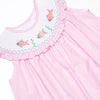 Bubble Besties Smocked Bishop Dress, Pink