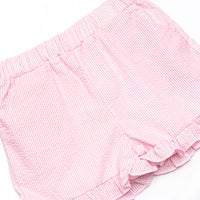 Frills and Flamingos Short Set, Pink