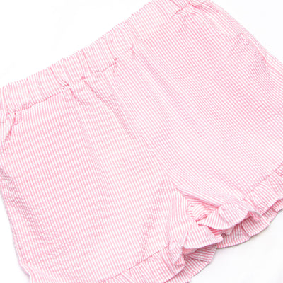 Frills and Flamingos Short Set, Pink