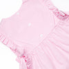 Bubble Besties Smocked Diaper Set, Pink