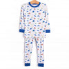 Down Field Dreamer Bamboo Pajama Set, Blue